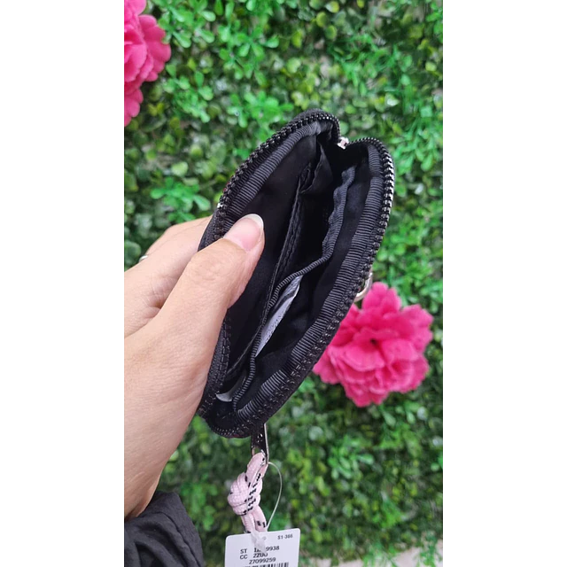 MONEDERO PINK NEGRO