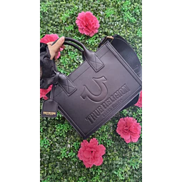 TOTE TRUE CUADRADO MEDIANO NEGRO