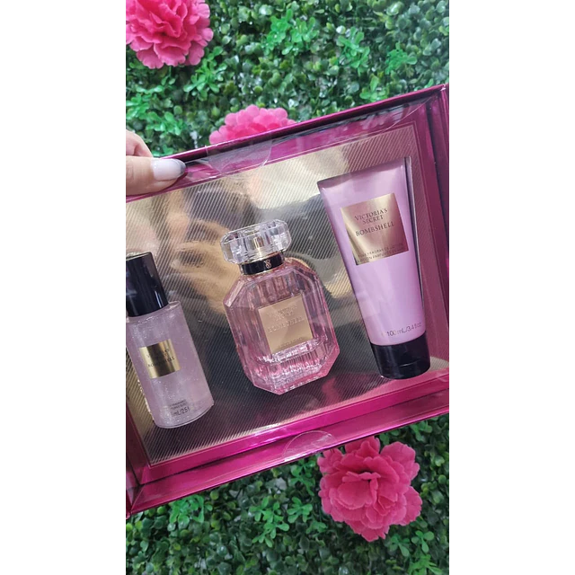 SET BOMBSHELL (PERFUME 50ML + MIST SHIMMER 75ML + CREMA100ML)