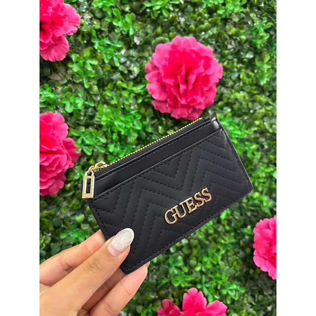 TARJETERO GUESS NEGRO