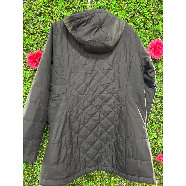 CHAQUETA COLUMBIA NEGRA TALLA L (FORRADA POR DENTRO)