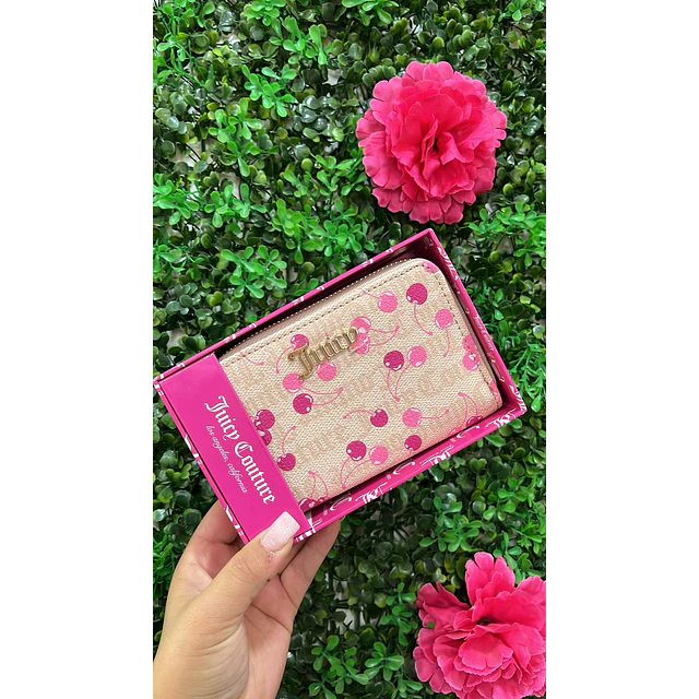 BILLETERA JUICY BEIGE GUINDAS EN CAJA