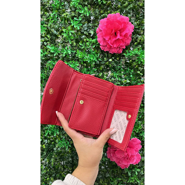 BILLETERA STEVE MADDEN ROJA