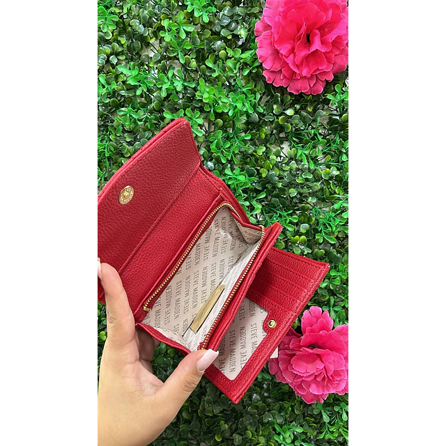 BILLETERA STEVE MADDEN ROJA