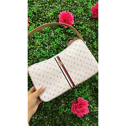 CARTERA LUNA TOMMY BEIGE C/BLANCO