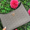 CARTERA DE HOMBRO GUESS GRIS C/NEGRO