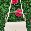CARTERA TOMMY BEIGE CN ROSA DOBLE CORREA