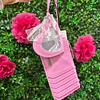 TARJETERO STEVE MADDEN ROSADO CON CORAZON