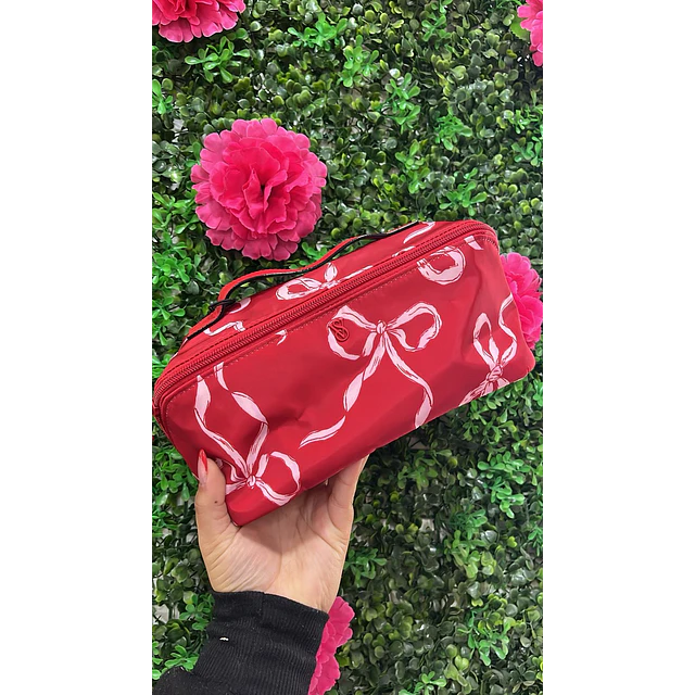 COSMETIQUERO VS 3 EN 1 ROJO LAZOS