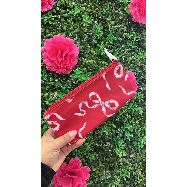 COSMETIQUERO VS 3 EN 1 ROJO LAZOS