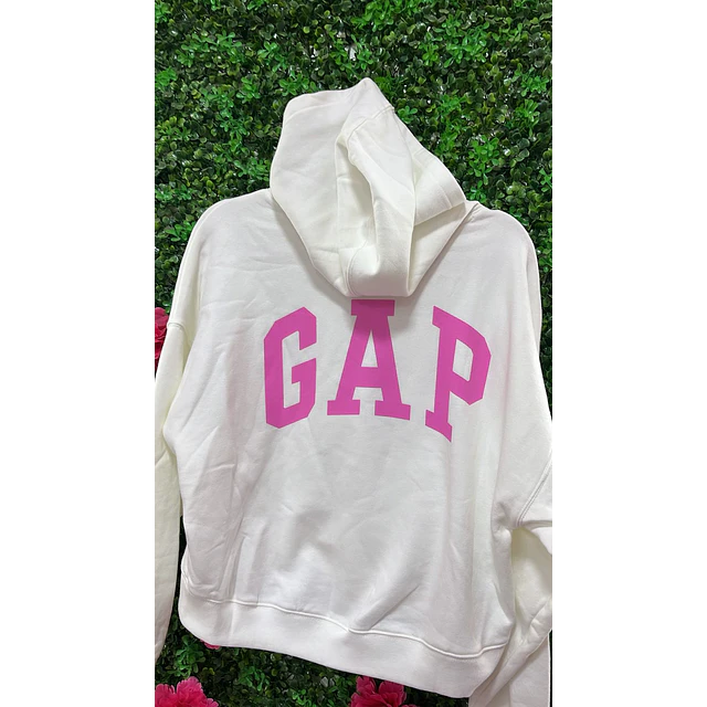 POLERON GAP VIRAL OULET BLANCO TALLA S
