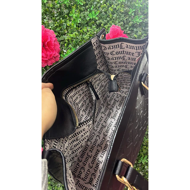 TOTE JUICY DETALLE CADENA Y CHARMS