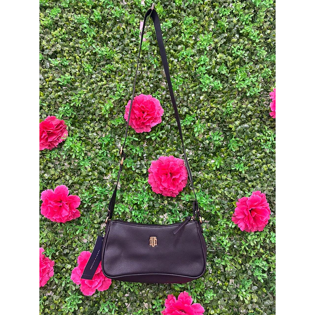 CROSSBODY TOMMY NEGRO STRAP ANCHO