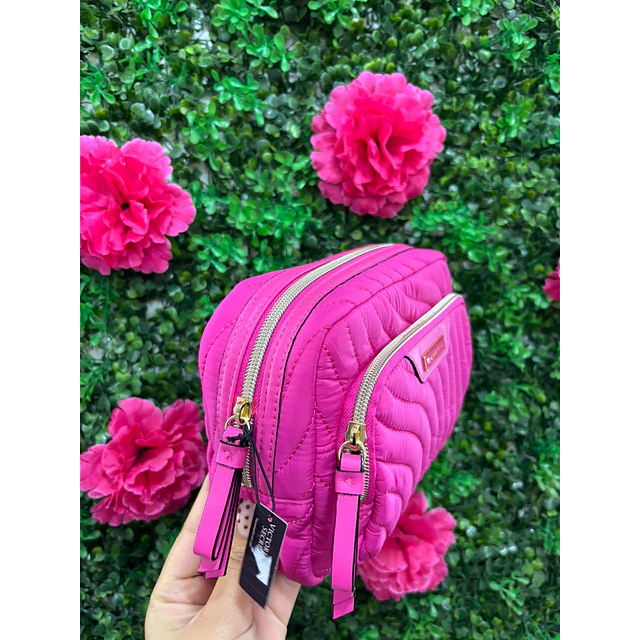 COSMETIQUERO VS FUCSIA DOBLE CIERRE
