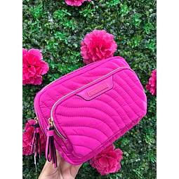 COSMETIQUERO VS FUCSIA DOBLE CIERRE