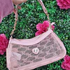 CARTERA DE HOMBRO JUICY ROSA TRANSPARENTE
