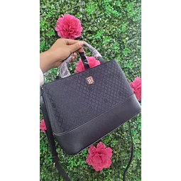 CARTERA TOMMY LOGO TH NEGRA