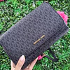 CROSSBODY MK NEGRO MONOGRAMO CON TAPA (MODULO)