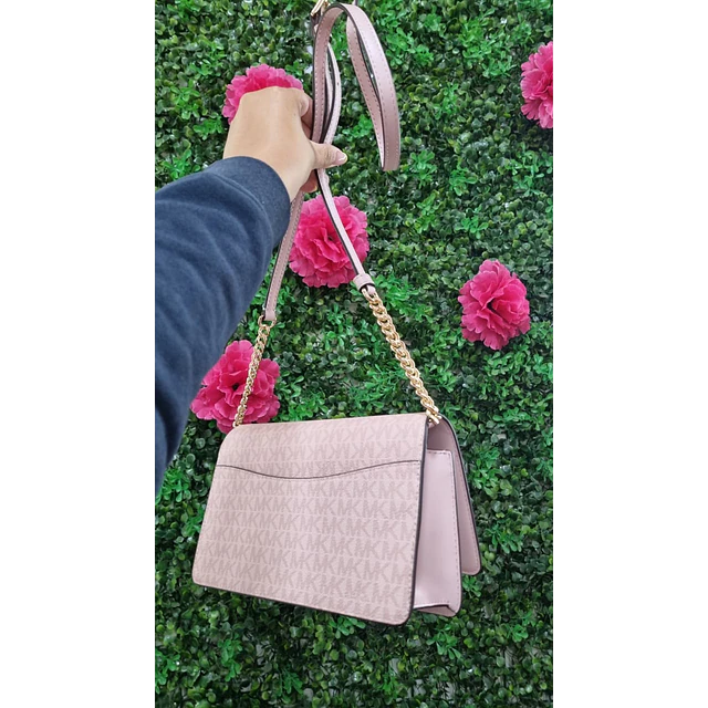 CROSSBODY MK ROSA CON TAPA (MODULO)