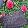 CROSSBODY MK RECTANGULAR NEGRO MONOGRAMO (MODULO)