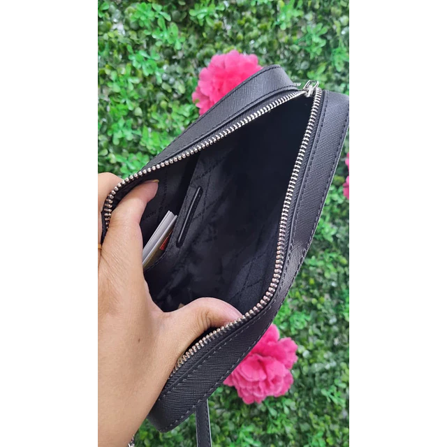 CROSSBODY MK RECTANGULAR NEGRO MONOGRAMO (MODULO)