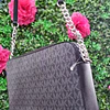 CROSSBODY MK RECTANGULAR NEGRO MONOGRAMO (MODULO)