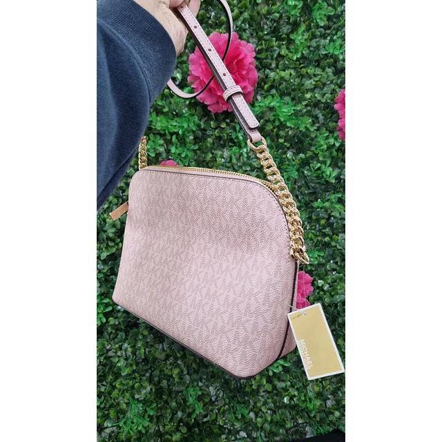 CROSSBODY MK OVALADO TRICOLOR ROSA (MODULO)