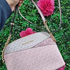 CROSSBODY MK OVALADO TRICOLOR ROSA (MODULO)