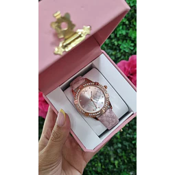 RELOJ JUICY ROSADO BRILLOS