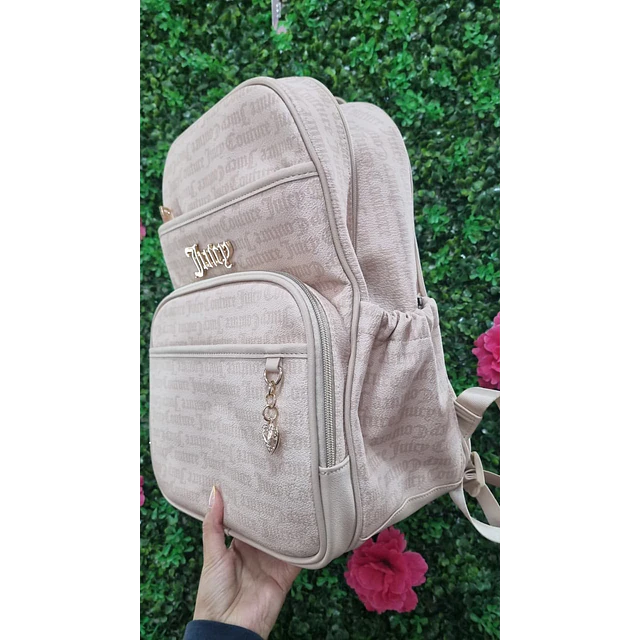 PAÑALERA JUICY BEIGE TIPO MOCHILA