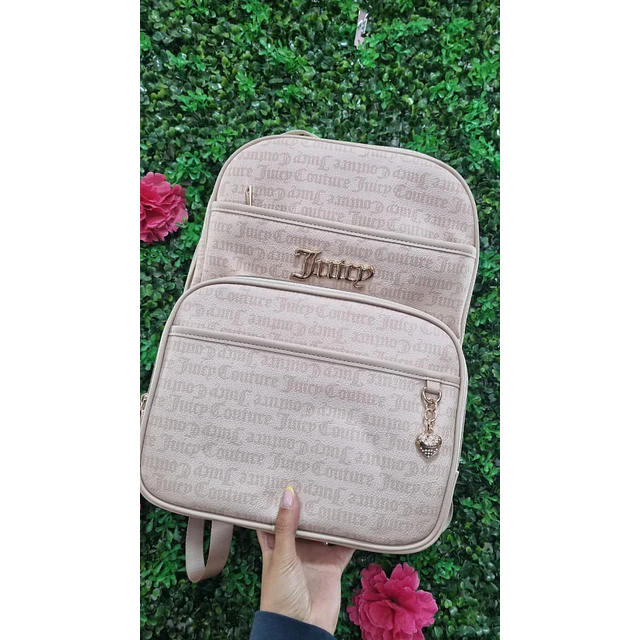 PAÑALERA JUICY BEIGE TIPO MOCHILA