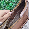 CARTERA DE HOMBRO CALVIN KLEIN VAINILLA + CAFÉ