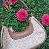 CARTERA DE HOMBRO CALVIN KLEIN VAINILLA + CAFÉ