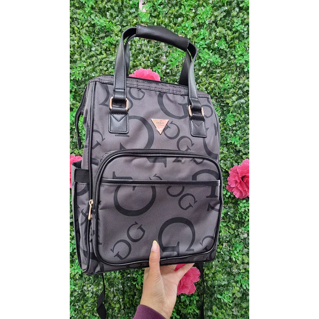 PAÑALERA GUESS NEGRA LOGOS G