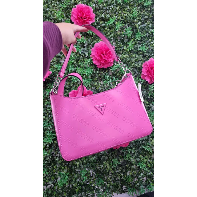 CARTERA GUESS ROSADA BARBIE LUNA