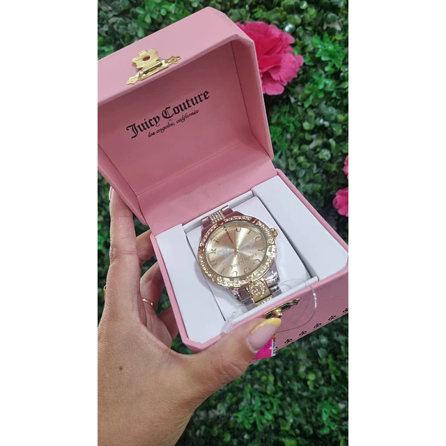 RELOJ JUICY PLATAEADO/DORADO