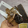 CINTURON DOBLE MK CAFÉ DELGADOS TALLA M