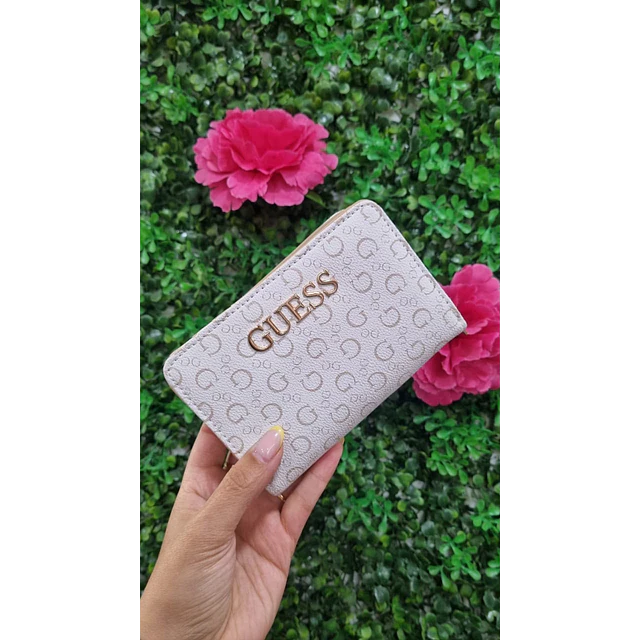 BILLETERA GUESS VAINILLA LOGOS G