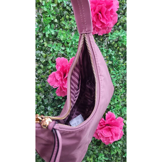 CARTERA DE HOMBRO VS COLOR ROSA UVA