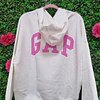 POLERON GAP VIRAL OUTLET BLANCO TALLA L