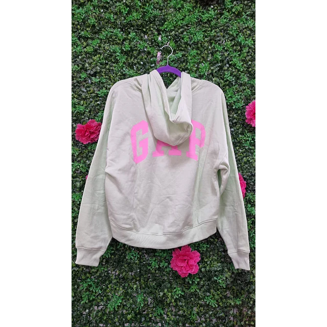 POLERON GAP VIRAL OUTLET VERDE TALLA S