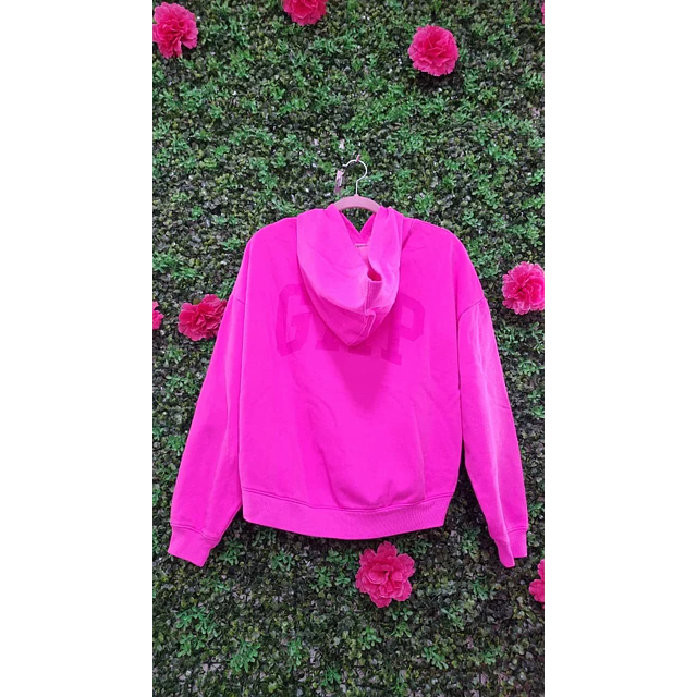 POLERON GAP VIRAL OUTLET FUCSIA TALLA XS