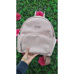 MOCHILA GUESS ROSA DOBLE CIERRE