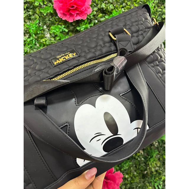 BOLSO VIAJE MICKEY NEGRO