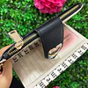 BILLETERA NEGRA LARGA JUICY CON BROCHE