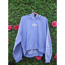 POLERON GAP VIRAL OUTLET CELESTE TALLA M