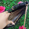 CARTERA DE HOMBRO GUESS LUNA NEGRA LISA