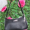 CARTERA DE HOMBRO GUESS NEGRA MONOGRAMA LOGO ARRIBA