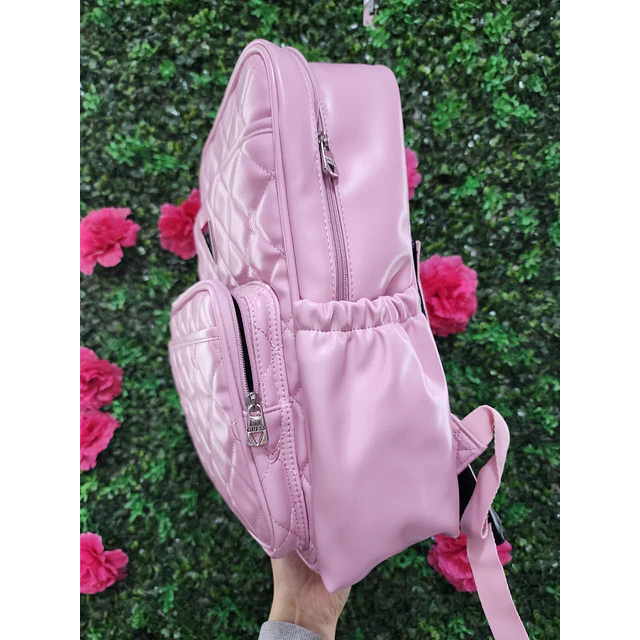 PAÑALERA ROSADA GUESS ROMBOS