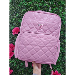 PAÑALERA ROSADA GUESS ROMBOS